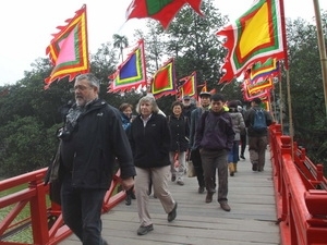 Hanoi : forte hausse du nombre de touristes étrangers